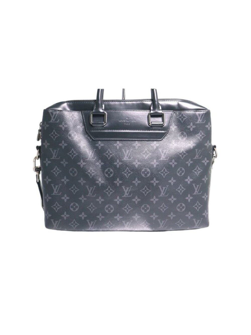Louis Vuitton Monogram Eclipse Odyssey Briefcase Leather 2-Way Business